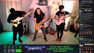 Herman Li, Tosin Abasi, Tim Henson - Through the Fire and Flames Live (Razer Con Part 4/4)