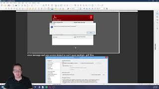 Adobe Acrobat: There was an error opening this document. Access Denied.