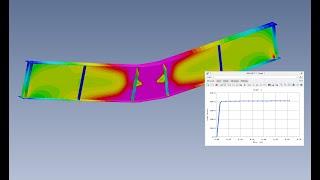 Thin walled plate girder: Plastic collapse (Strand7 R3)