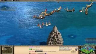 Aoe2 HD: FFA King of the Hill (Pilgrims)