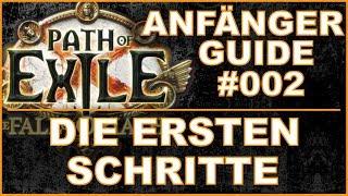 PATH OF EXILE - Anfänger Guide #002- Erste Schritte : Liga, Klasse, Einstellungen [ deutsch poe