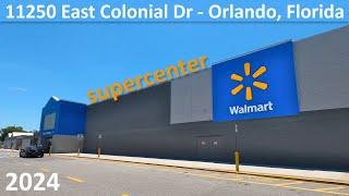 Walmart Supercenter at 11250 East Colonial Drive in Orlando, Florida - Shopping Store 890