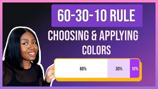 Choosing and Applying UI Colors | 60-30-10 Rule for color palettes