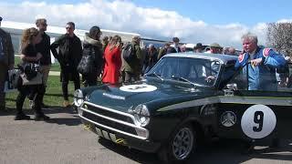 Ford Lotus Cortina Mk1's, Jim Clark Trophy, 80th Members' Meeting, Goodwood Motor Circuit