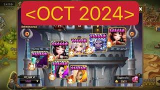 TOA Hell -  F1-F7 = 20 ⭐️ (Oct 2024) (Summoners war)