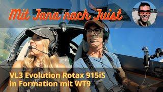 Mit Jana nach Juist - VL3 Evolution in Formation mit WT9 - Ultraleichtflugzeug