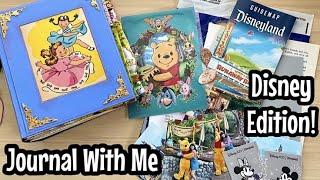 Disneyland Journal With Me / Junk Journal Tutorial / How to Use a Junk Journal / Disney Journal