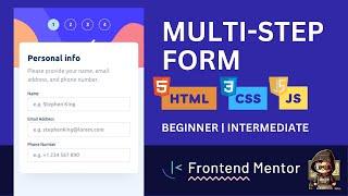 Multi-step form - Frontend Mentor - HTML CSS JAVASCRIPT