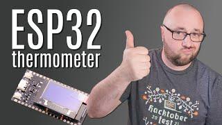 ESP32 & DS18B20 thermometer - simple projects with Arduino and ESP32