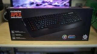 SteelSeries Apex Gaming Keyboard Unboxing & First Impressions!