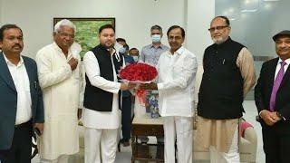 #RJD leader and #Bihar Opposition Leader Shri Tejaswi Yadav met #Chief Minister KCR.|DTV9|•