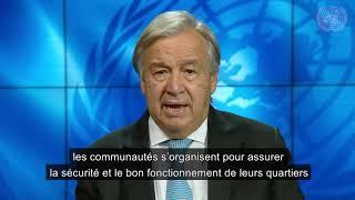 French Secretary-General António Guterres World Cities Day message