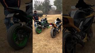 4 Cylinder Vs Single Cylinder Sound Test #shorts #exhaust #reaction #modification