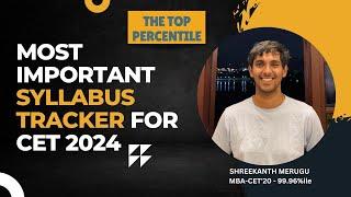 MBA CET 2024 Master Plan | Syllabus Tracker | JBIMS Alumni