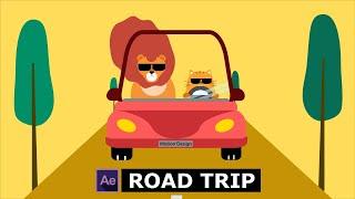Road Trip Animation Tutorial : After Effects