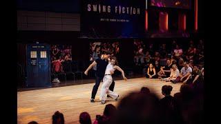 Semion Ovsiannikov & Maria Elizarova WestCoastSwing ProShow SwingFiction 2023 in Brno, CzechRepublic