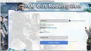 ros redeem code 2021