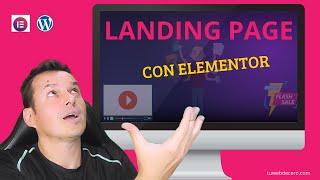  Crear LANDING PAGE en WordPress con ELEMENTOR