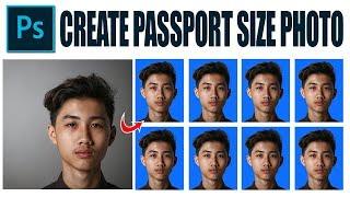 How to Make Passport Size Photo in Photoshop | Urdu Hindi