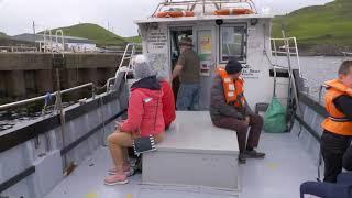 Sliabh league boat trips on RTE's nationwide