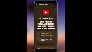 How to Beat Procrastination and Start Taking Action Code Memefi | Memefi Youtube Video Code