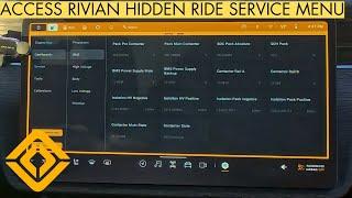 How To Access Rivian R1S & R1T Service Mode Hidden RIDE Menu