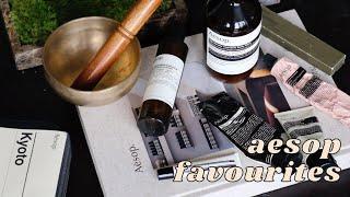 my aesop favourites... skincare & scents collection