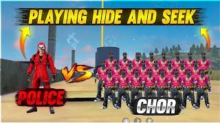 Playing Hide & Seek Finding These Red Criminal On Factory Roof - Garena Free Fire #Holi Free Fire