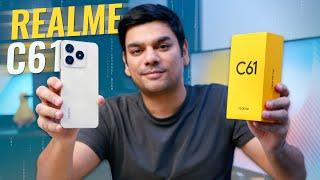 Realme C61 Unboxing and Quick Review | 90Hz Display + Durability | Rs.32,999