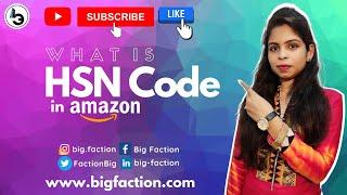 WHAT IS HSN CODE | HOW TO FIND HAS CODE IN AMAZON  | HSN CODE क्या होता है?i | BIG FACTION