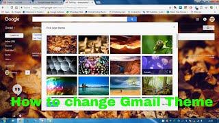 How to change Gmail Theme || Gmail Background Theme. || Curious Abeey