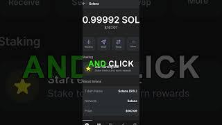 How to Stake Solana!  $5500 a year PASSIVELY. Phantom Wallet Tutorial #crypto #solana #bitcoinetf