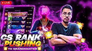 TOP 1 PUSH IN CS RANK FREE FIRE INDIA !! OB UPDATE PRATAP GAMING LIVE #freefireindia #pratapgaming