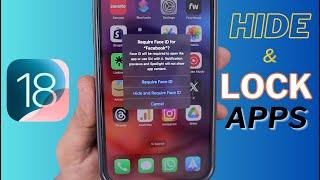 iOS 18  Hide and Lock Apps on iPhone