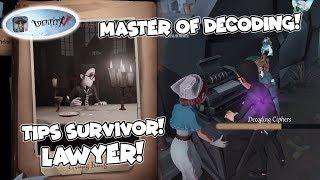 Tips Menggunakan Lawyer! Reunion Master! - Identity V