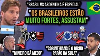 IMPRENSA ARGENTINA PREOCUPADA: SÓ FALA DOS TIMES BRASILEIROS NA LIBERTADORES E SUL-AMERICANA