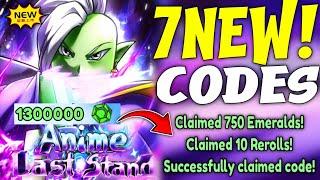 DON'T MISS  ANIME LAST STAND CODES 2024 | ROBLOXANIME LAST STAND CODES 2024