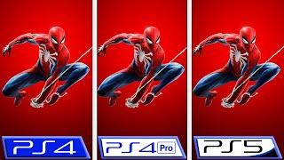 Spider-Man Remastered | PS5 - PS4 - PS4 Pro | Graphics & FPS Comparison