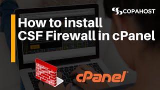 How to install CSF Firewall in cPanel | Linux CSF firewall installation in Centos | Iptables cPanel