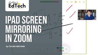 iPad and iPhone Screen Mirroring in Zoom Meetings