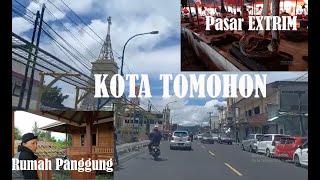 City Tour Kota Tomohon wajib di kunjungi, Pasar Extrim, Industri Rumah Panggung & Menara ALFA OMEGA