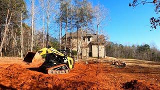 Laying Pipe, doing some light grading, and forestry mulching trees for a horse pasture