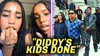 Diddy's Daughters CRIES After FEDS Seize Their Phones | Justin & Christian Combs RUN?