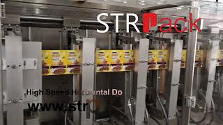 High Speed Horizontal Doypack Packaging Machine for Foods and Sauces Liquid soap