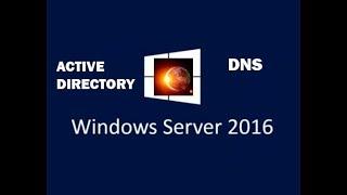 Установка и настройка DNS и Active Directory - Windows Server 2016