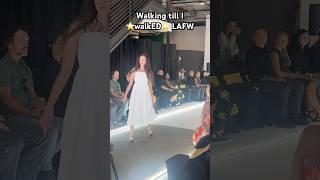 WALKING TILL I ⭐️WALKED⭐️ LAFW #lafw #fashionshow #lafashionweek #runwaywalk #modelcatwalk #runway