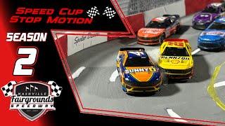 2024 NASCAR Stop Motion: The Nashville Fairgrounds // S2 R3 // Speed Cup Stop Motion