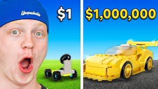 $1 vs $1,000,000 Lego Car