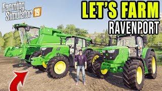 LET'S FARM RAVENPORT EP#1 | FARMING SIMULATOR 2019 | MULTIPLAYER