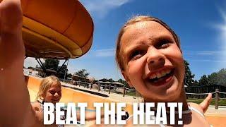 KICKING THE HEAT AT BIGGEST WATER PARK IN UTAH | TEN YEAR OLD FALLS OFF HORSE IN FREAK ACCIDENT